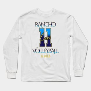 Lexi #11 Rancho VB (15 Gold) - White Long Sleeve T-Shirt